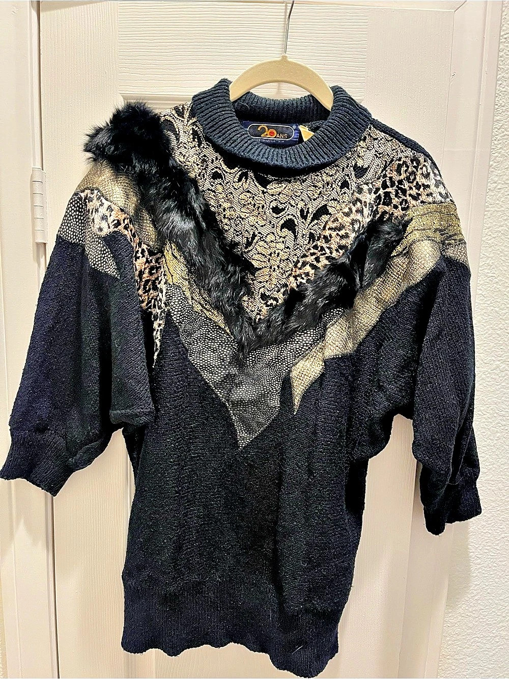 20ANS Black & Gold Sweater